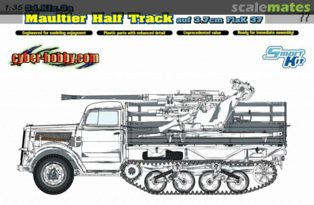 Boxart Sd.Kfz.3a Maultier Halftrack 6768 Cyber Hobby Boxart Sd.Kfz.3a Maultier Halftrack 6768 Cyber Hobby