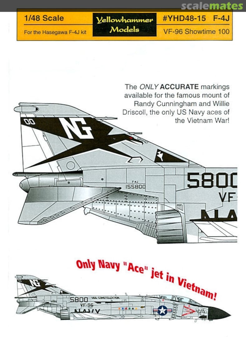 Boxart F-4J YHD48-15 Yellowhammer Models Boxart F-4J YHD48-15 Yellowhammer Models