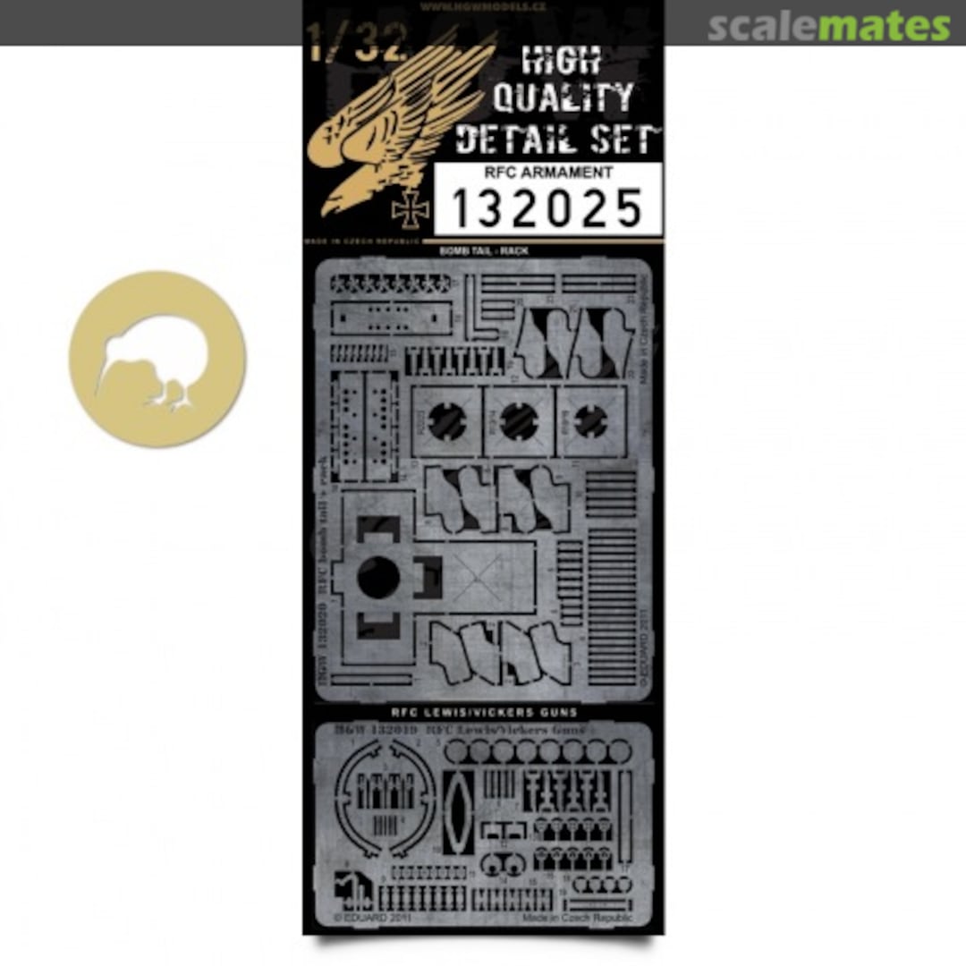 Boxart RFC Armament Combination - PE Detail Set 132025 HGW Models Boxart RFC Armament Combination - PE Detail Set 132025 HGW Models