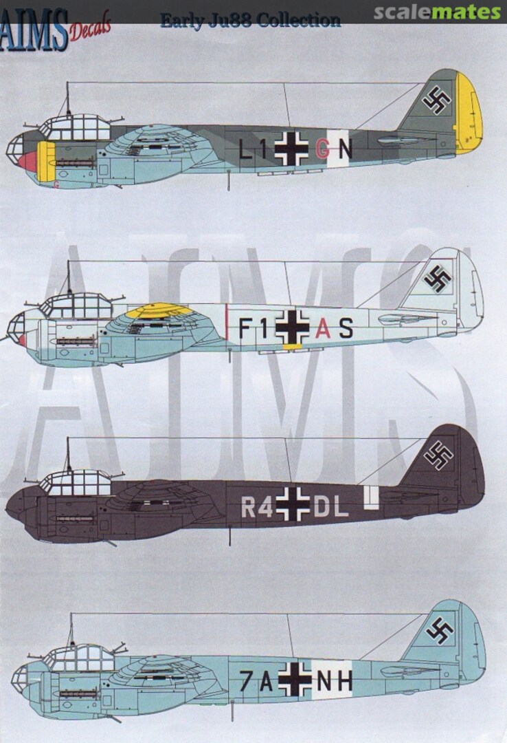 Boxart Early Ju-88 Collection AIMS72-001 AIMS Boxart Early Ju-88 Collection AIMS72-001 AIMS