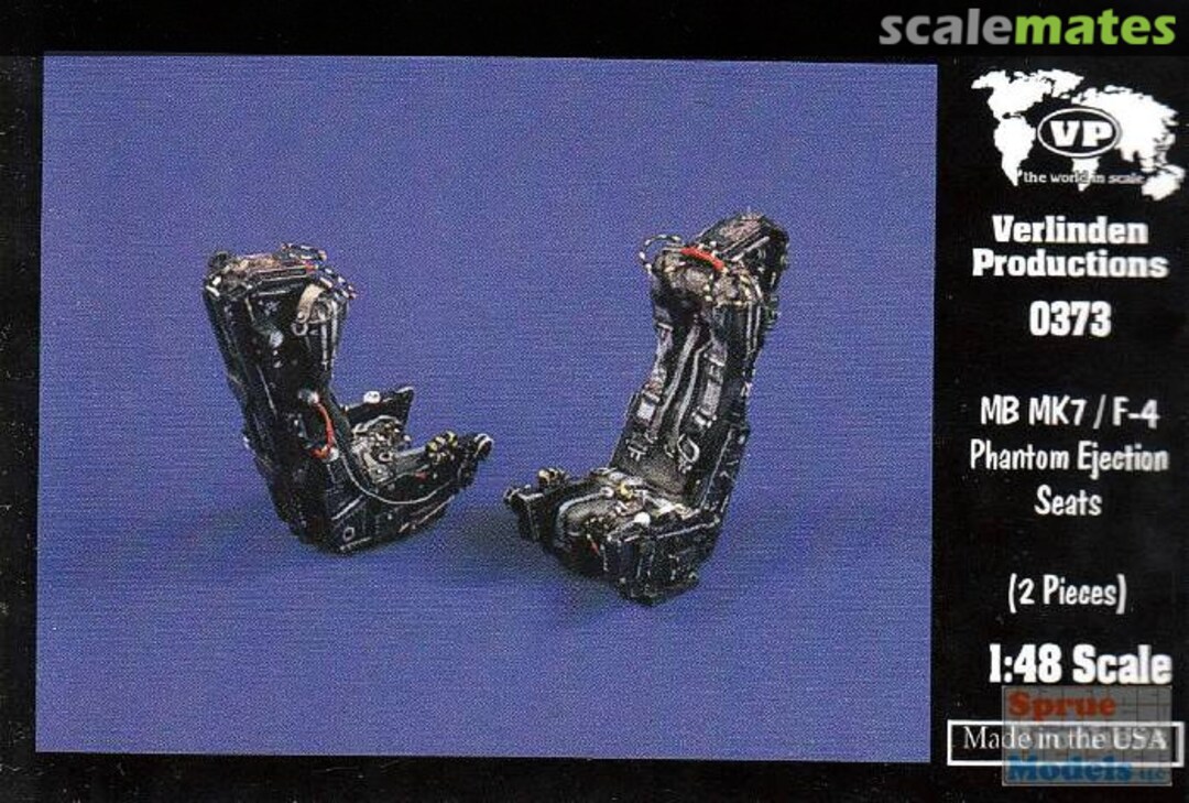 Boxart MB Mk.7 F-4 Phantom II Ejection Seats 0373 Verlinden Productions Boxart MB Mk.7 F-4 Phantom II Ejection Seats 0373 Verlinden Productions