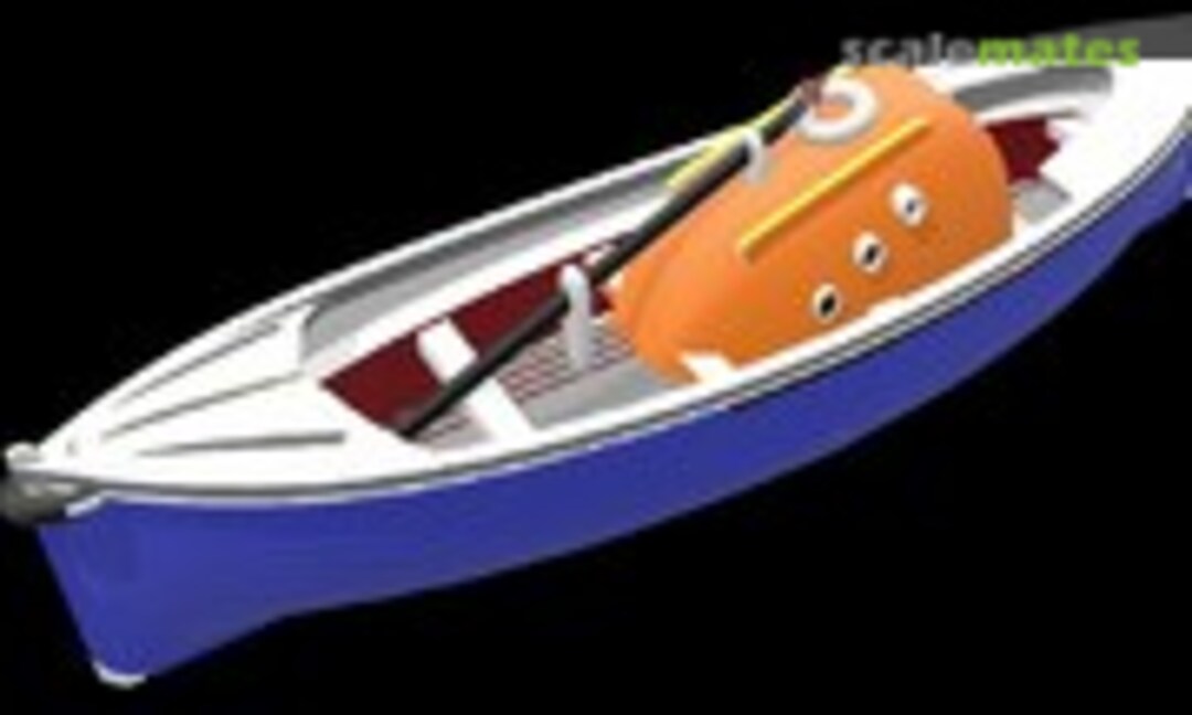 1:76 liverpool class Lifeboat 3d printed model (Dragonbadger Models db76019) db76019