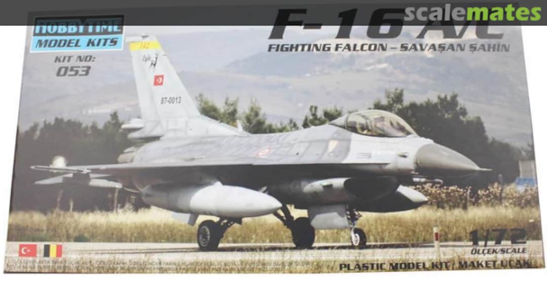Boxart F-16 A/C Fighting Falcon - Savaşan Şahin 053 Hobbytime Model Kits Boxart F-16 A/C Fighting Falcon - Savaşan Şahin 053 Hobbytime Model Kits