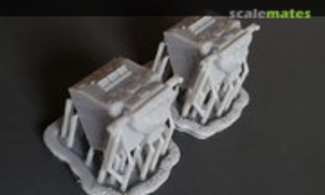 1:192 Mk.33 Fire Control Directors, late, enclosed (Model Monkey 192-Mk33 late-2) 192-Mk33 late-2