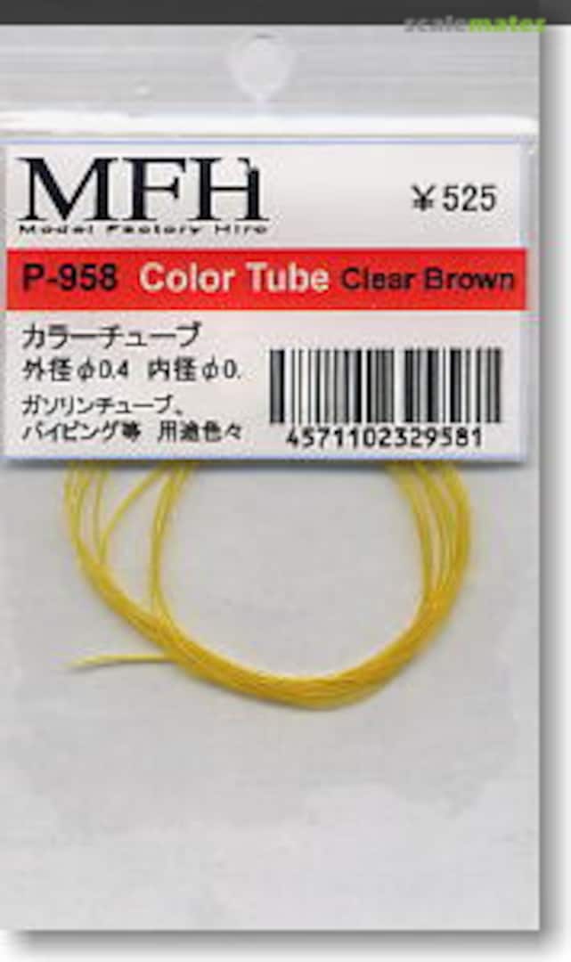 Boxart Color Tube Clear Brown P-958 Model Factory Hiro Boxart Color Tube Clear Brown P-958 Model Factory Hiro