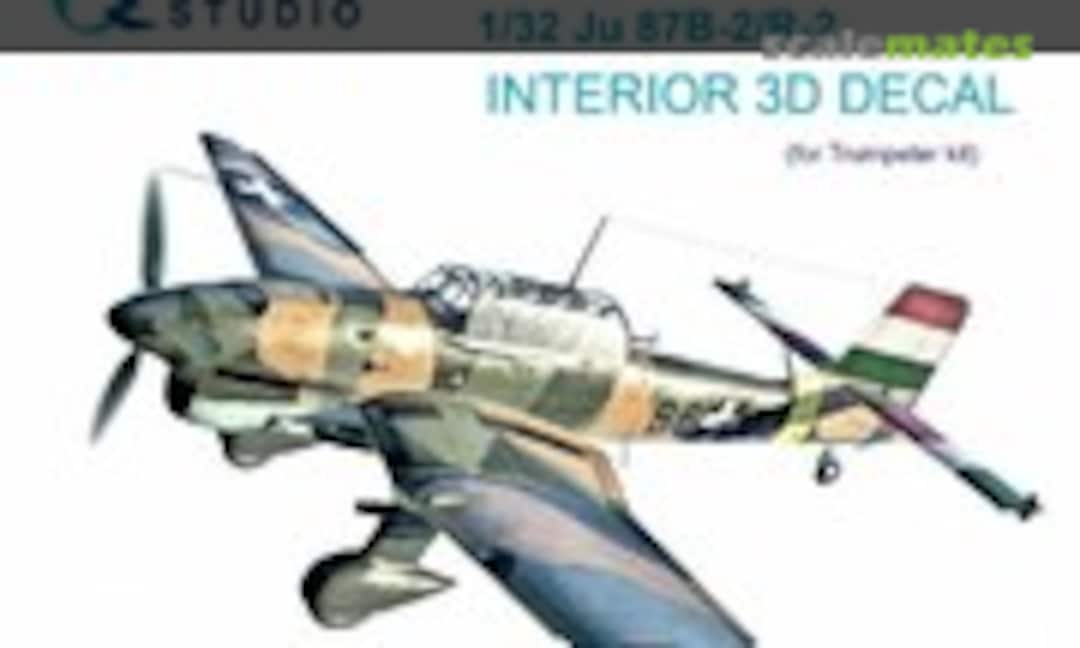 1:32 Ju 87B-2/R-2 interior 3D decals (Quinta Studio QD32090) QD32090