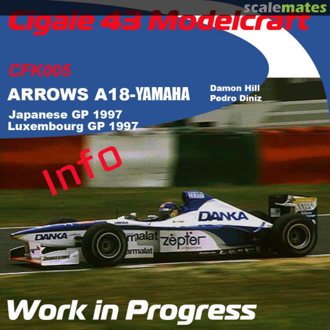 Boxart Arrows A18 CFK005 Cigale 43 Modelcraft Boxart Arrows A18 CFK005 Cigale 43 Modelcraft