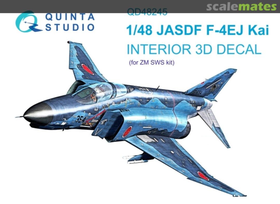 Boxart JASDF F-4EJ Kai interior 3D decals QD48245 Quinta Studio Boxart JASDF F-4EJ Kai interior 3D decals QD48245 Quinta Studio