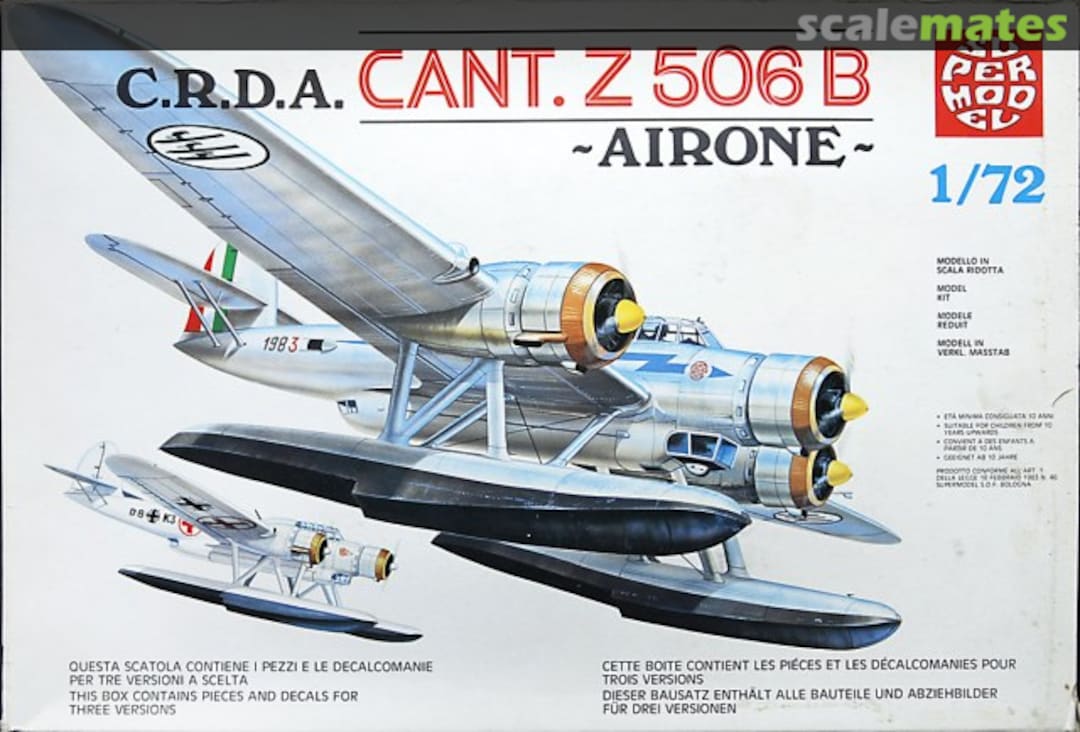 Boxart C.R.D.A. Cant. Z 506 B Airone 10-015 Supermodel Boxart C.R.D.A. Cant. Z 506 B Airone 10-015 Supermodel