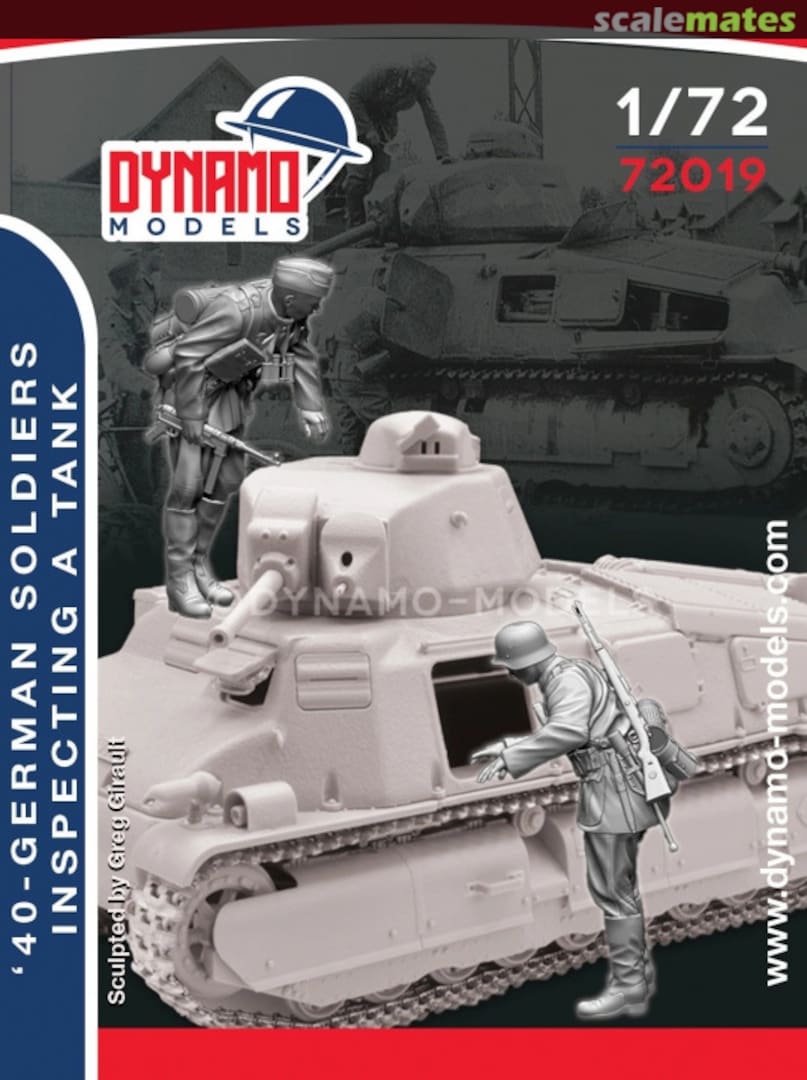 Boxart German Early War Soldiers Inspecting a Tank 72019 Dynamo Models Boxart German Early War Soldiers Inspecting a Tank 72019 Dynamo Models