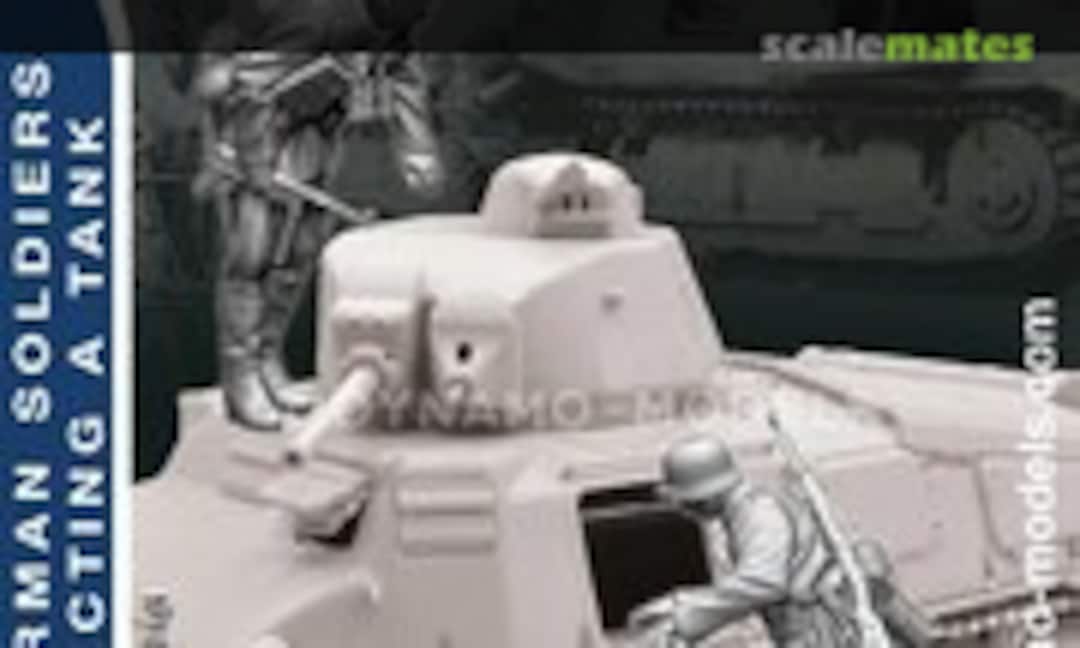 1:72 German Early War Soldiers Inspecting a Tank (Dynamo Models 72019) 72019