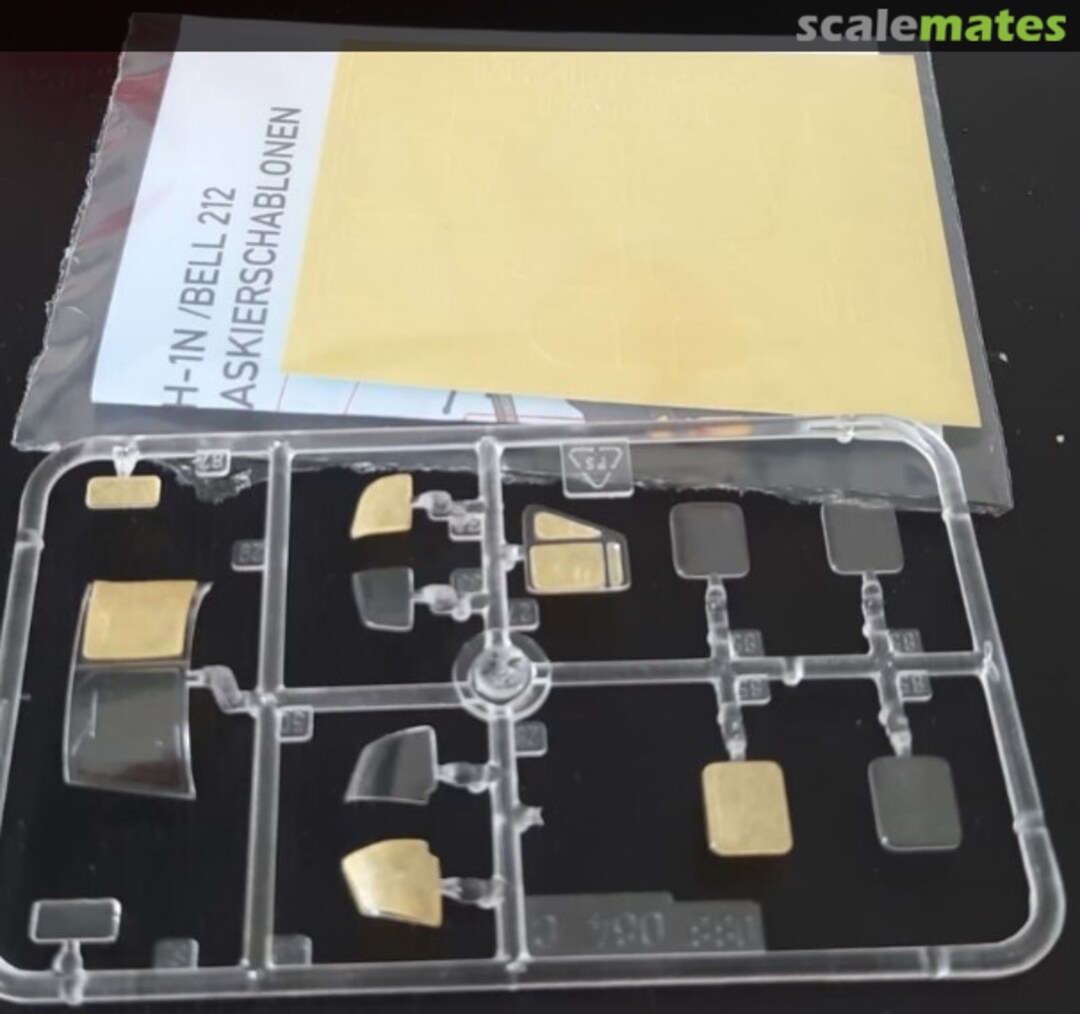 Boxart UH-1N/Bell 212 Windshield/Window Masks SH48003 Brent-Air-Decals Boxart UH-1N/Bell 212 Windshield/Window Masks SH48003 Brent-Air-Decals