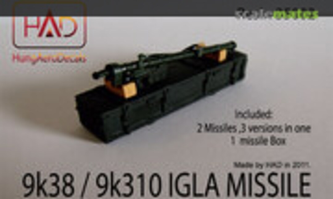 1:35 9K38/ 9K310 IGLA Missile (HungAeroDecals RESIN35002) RESIN35002