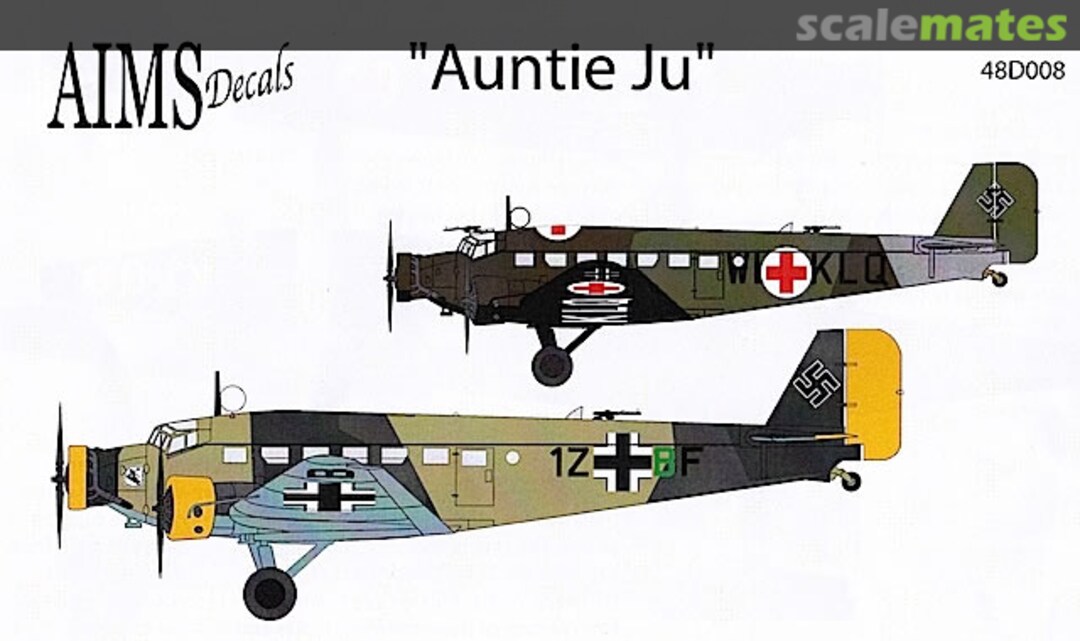Boxart Junkers Ju 52 48D008 AIMS Boxart Junkers Ju 52 48D008 AIMS