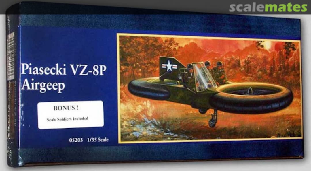 Boxart Piasecki VZ-8P Airgeep 05203 Glencoe Models