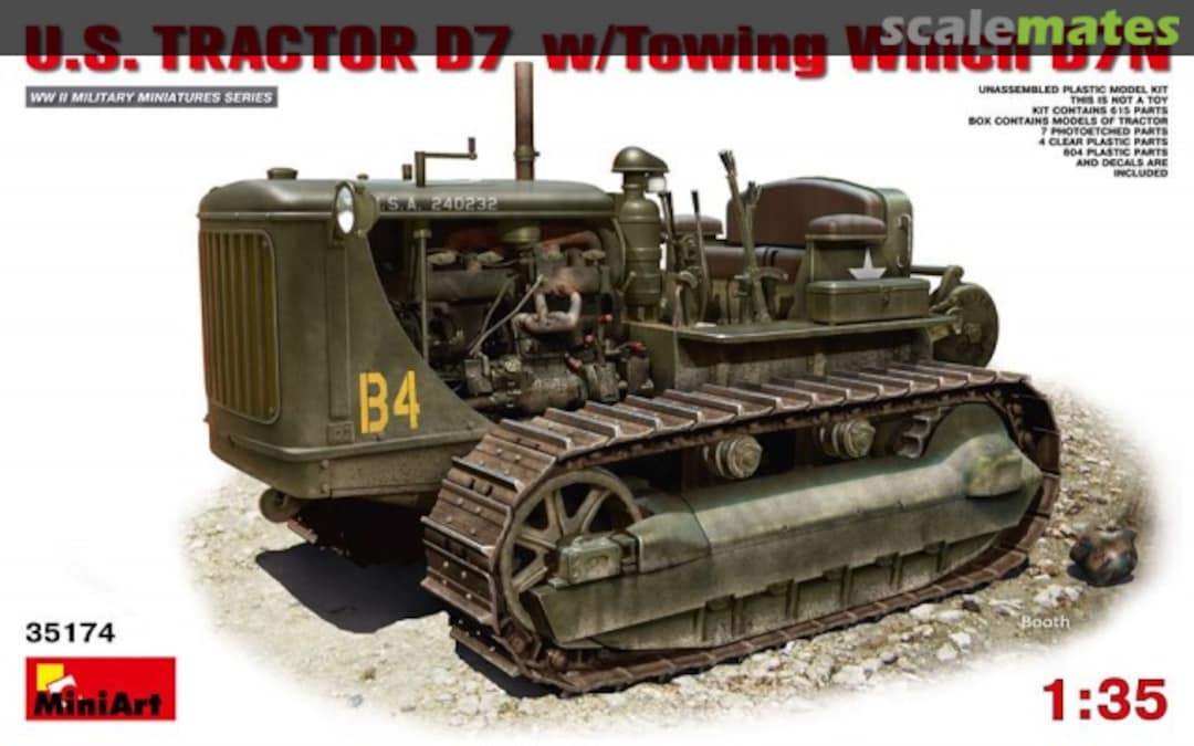 Boxart Tractor D7 35174 MiniArt Boxart Tractor D7 35174 MiniArt