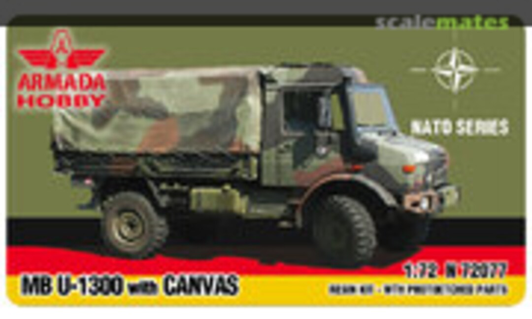 1:72 MB U1300 Unimog mit Pritsche / Plane (Armada Hobby N72077)