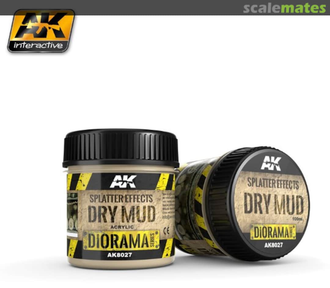 Boxart SPLATTER EFFECTS DRY MUD 100ML AK 8027 AK Interactive Boxart SPLATTER EFFECTS DRY MUD 100ML AK 8027 AK Interactive