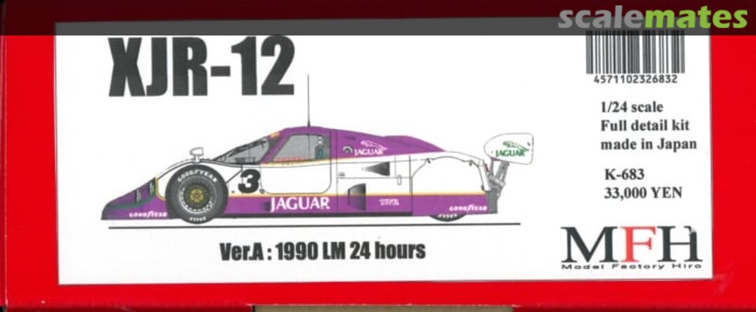 Boxart Jaguar XJR12 K-683 Model Factory Hiro Boxart Jaguar XJR12 K-683 Model Factory Hiro