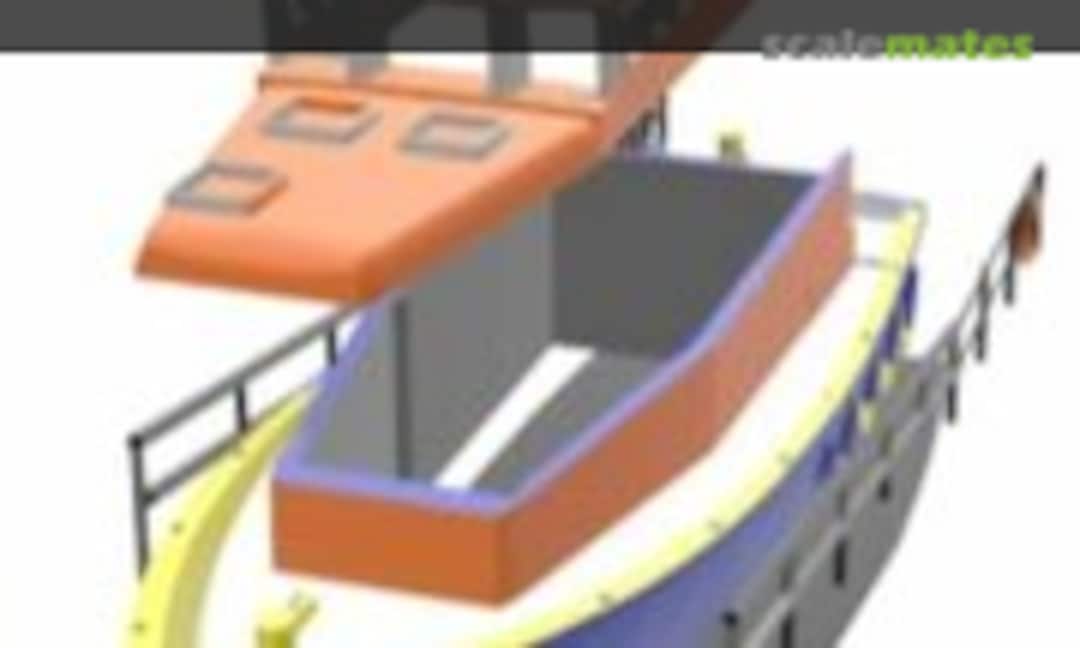 1:76 Mersey class lifeboat 3d printed model (Dragonbadger Models db76020) db76020