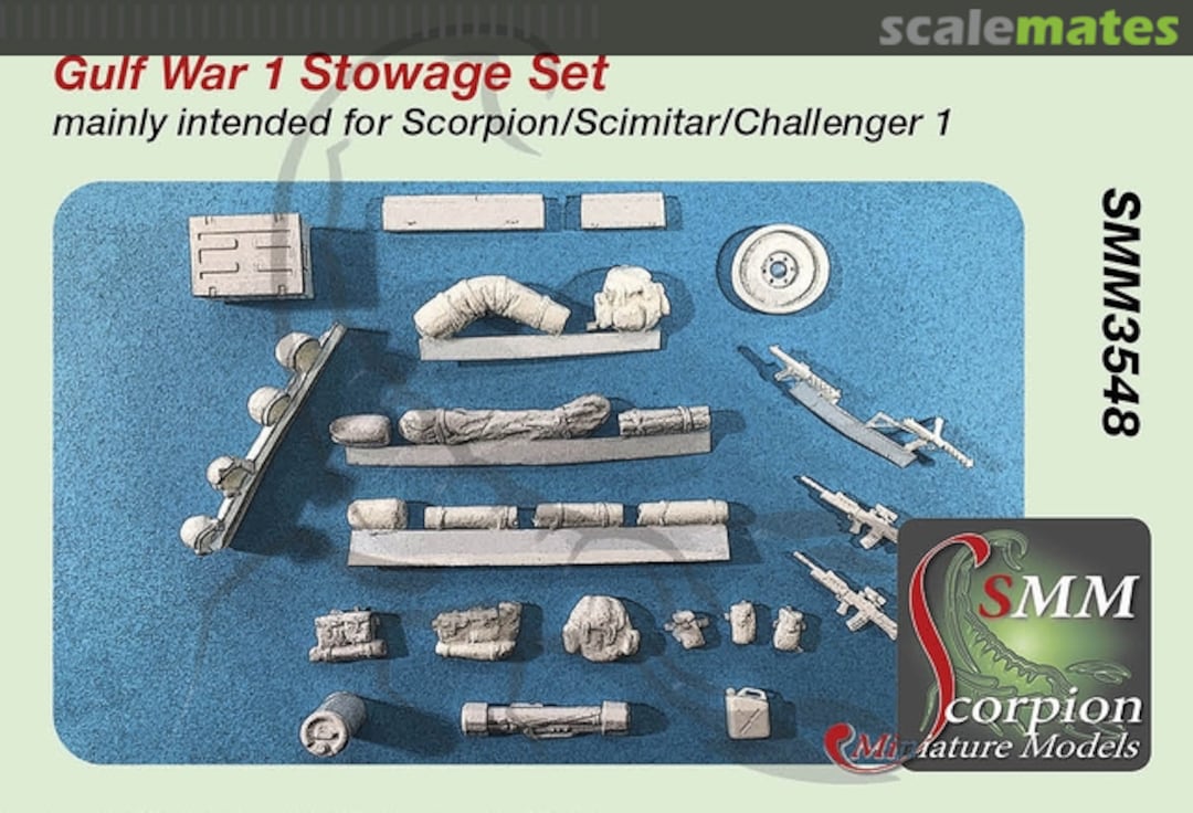Boxart Gulf War 1 Stowage Set SMM3548 Scorpion Miniature Models