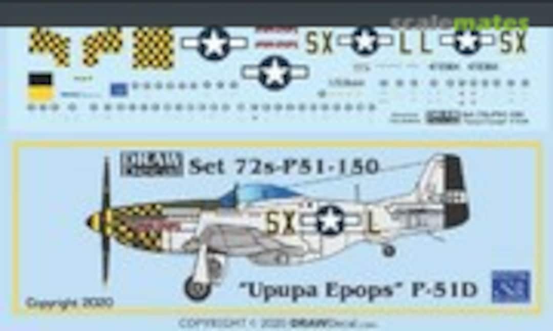 1:72 “Upupa Epops” P-51D (Draw Decal 72-P51-150) 72-P51-150