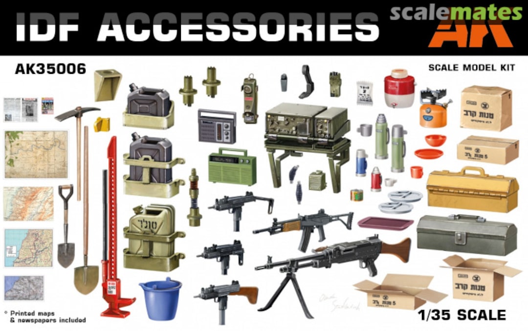 Boxart IDF Accessories AK35006 AK Interactive Boxart IDF Accessories AK35006 AK Interactive