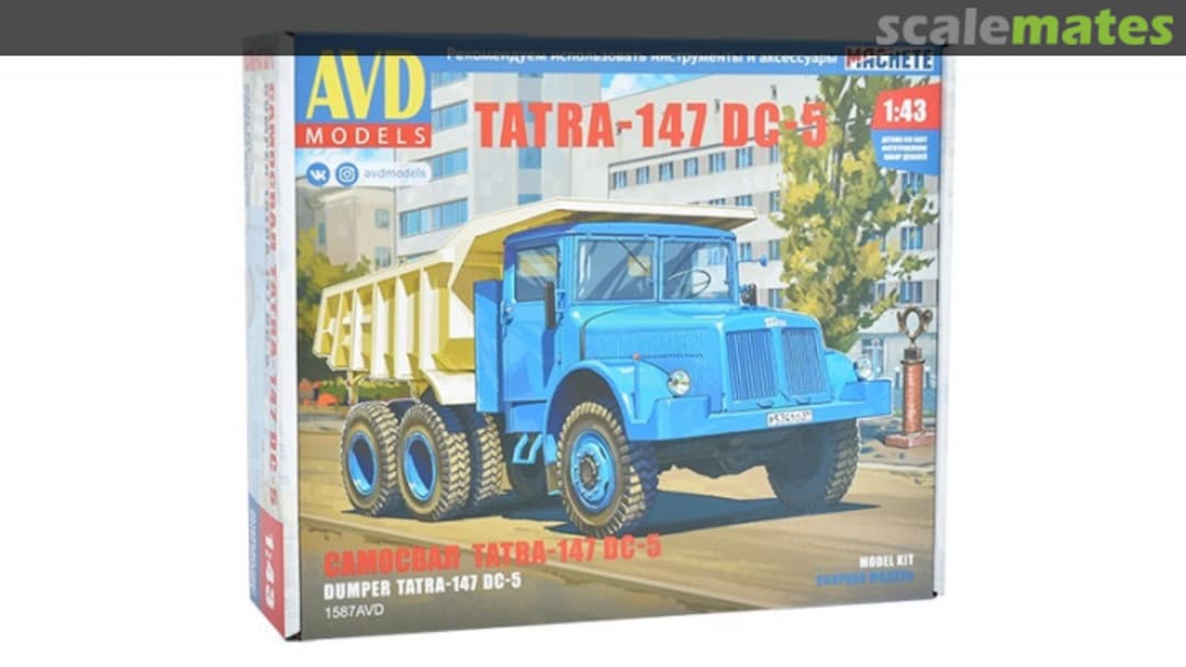 Boxart Dumper Tatra T-147 DC-5 1587AVD AVD Models