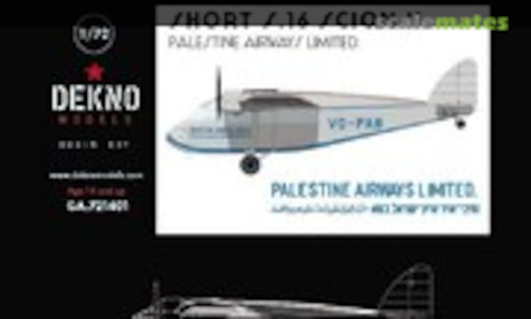 1:72 Short S.16 Scion II (Dekno Models GA721401) GA721401