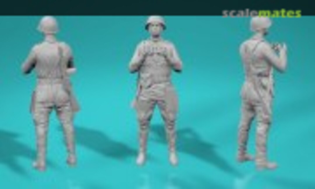 1:72 Obsługa działa Zis-3 - żołnierz radziecki - poza nr 1 (EMP3d 99203112-72) 99203112-72