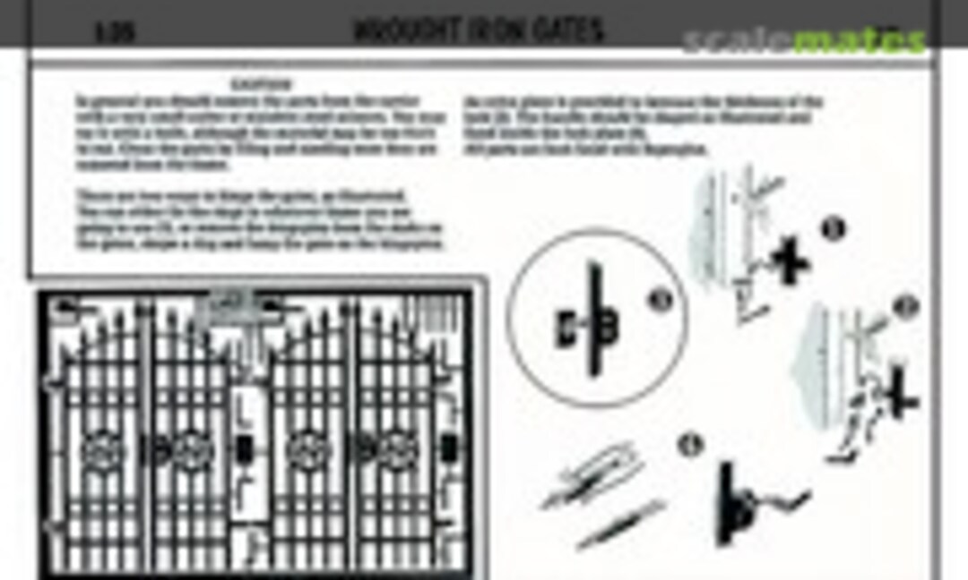 1:35 Wrought Iron Gates (Verlinden Productions 53) 53