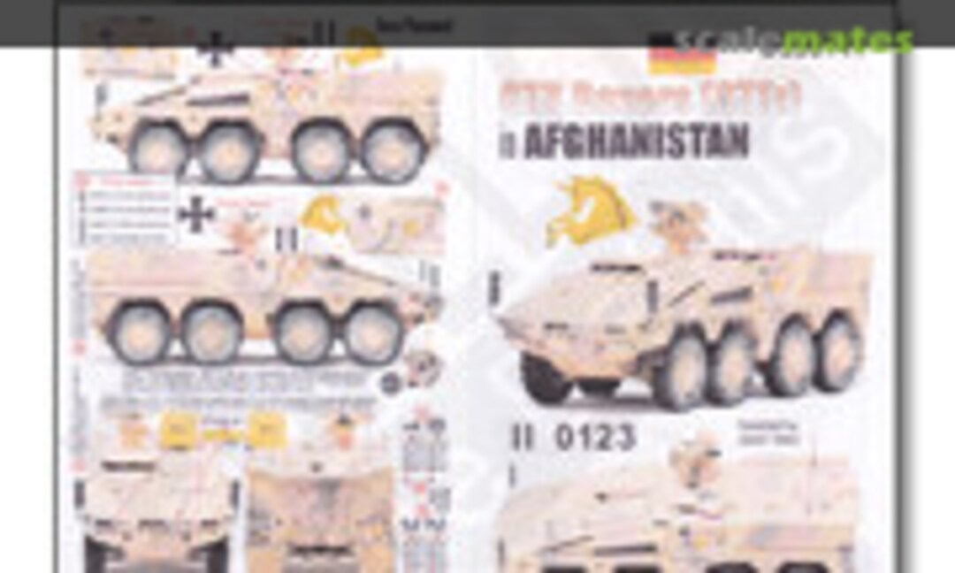 1:35 GTK Boxers (GTFz) in Afghanistan (Echelon Fine Details D356141) D356141