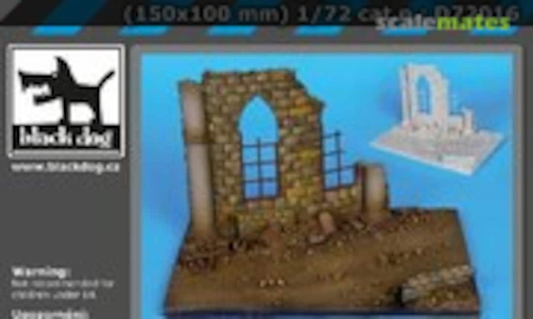 1:72 Cathedral ruin base (Black Dog D72016) D72016