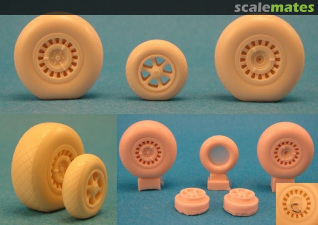 Boxart Weighted Wheels P-61 Black Widow (Open Spoke) R084 Royale Resin Boxart Weighted Wheels P-61 Black Widow (Open Spoke) R084 Royale Resin