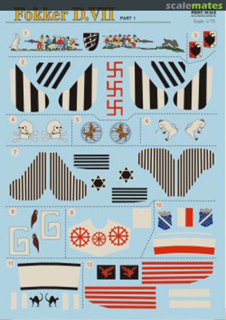 Boxart Fokker D.VII 72-024 Print Scale Boxart Fokker D.VII 72-024 Print Scale