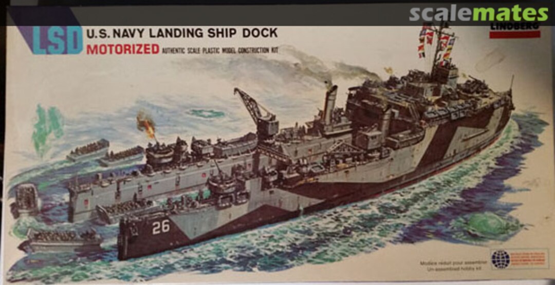 Boxart Landing Ship Dock (LSD) 766 Lindberg Boxart Landing Ship Dock (LSD) 766 Lindberg