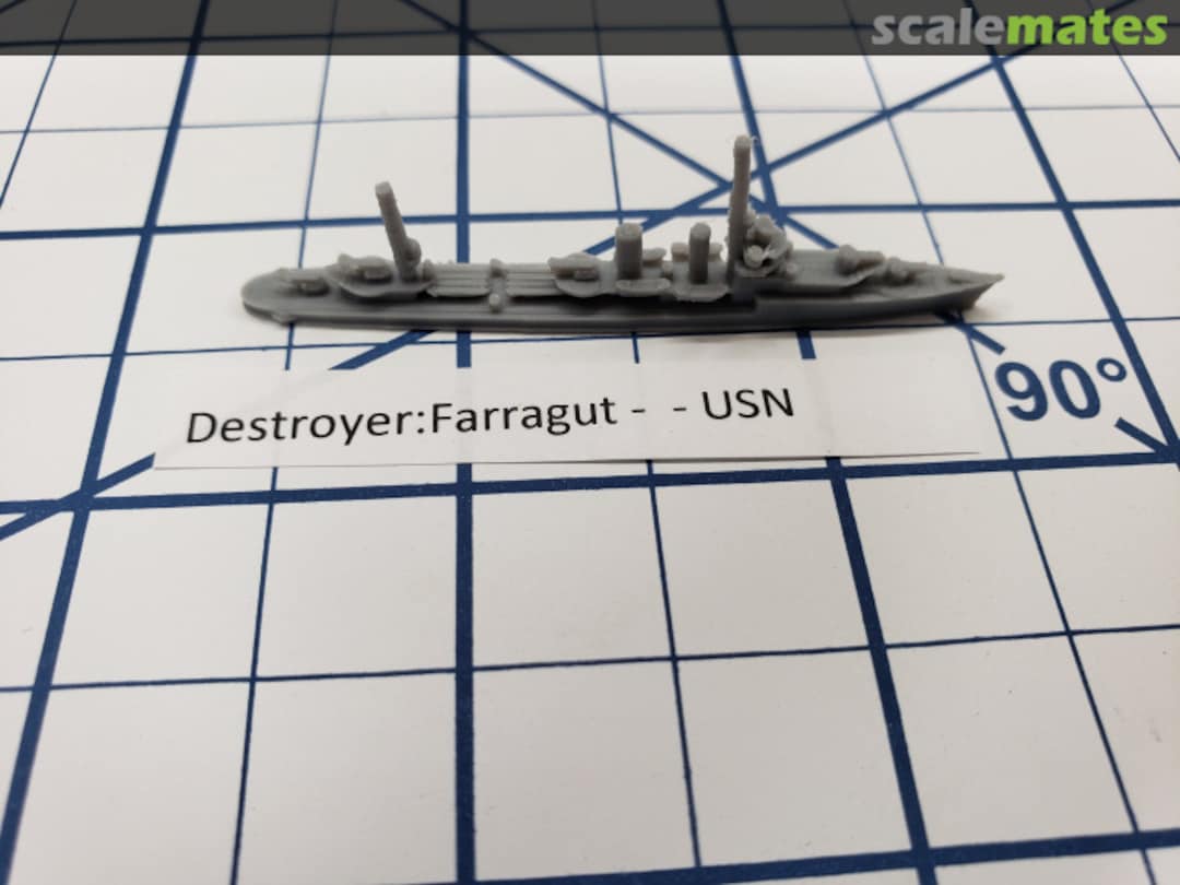 Boxart Destroyer - Farragut class 1200-Farragut XP Forge Boxart Destroyer - Farragut class 1200-Farragut XP Forge