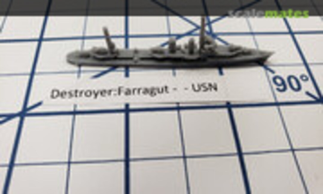 1:1200 Destroyer - Farragut class (XP Forge 1200-Farragut) 1200-Farragut