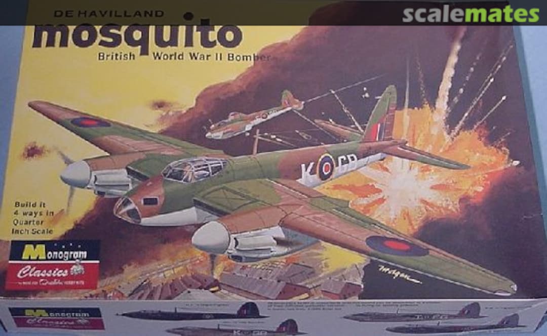 Boxart de Havilland Mosquito 85-0129 Monogram Boxart de Havilland Mosquito 85-0129 Monogram