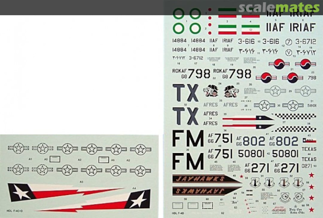 Contents F-4D Phantom 48-025 Hi-Decal Line