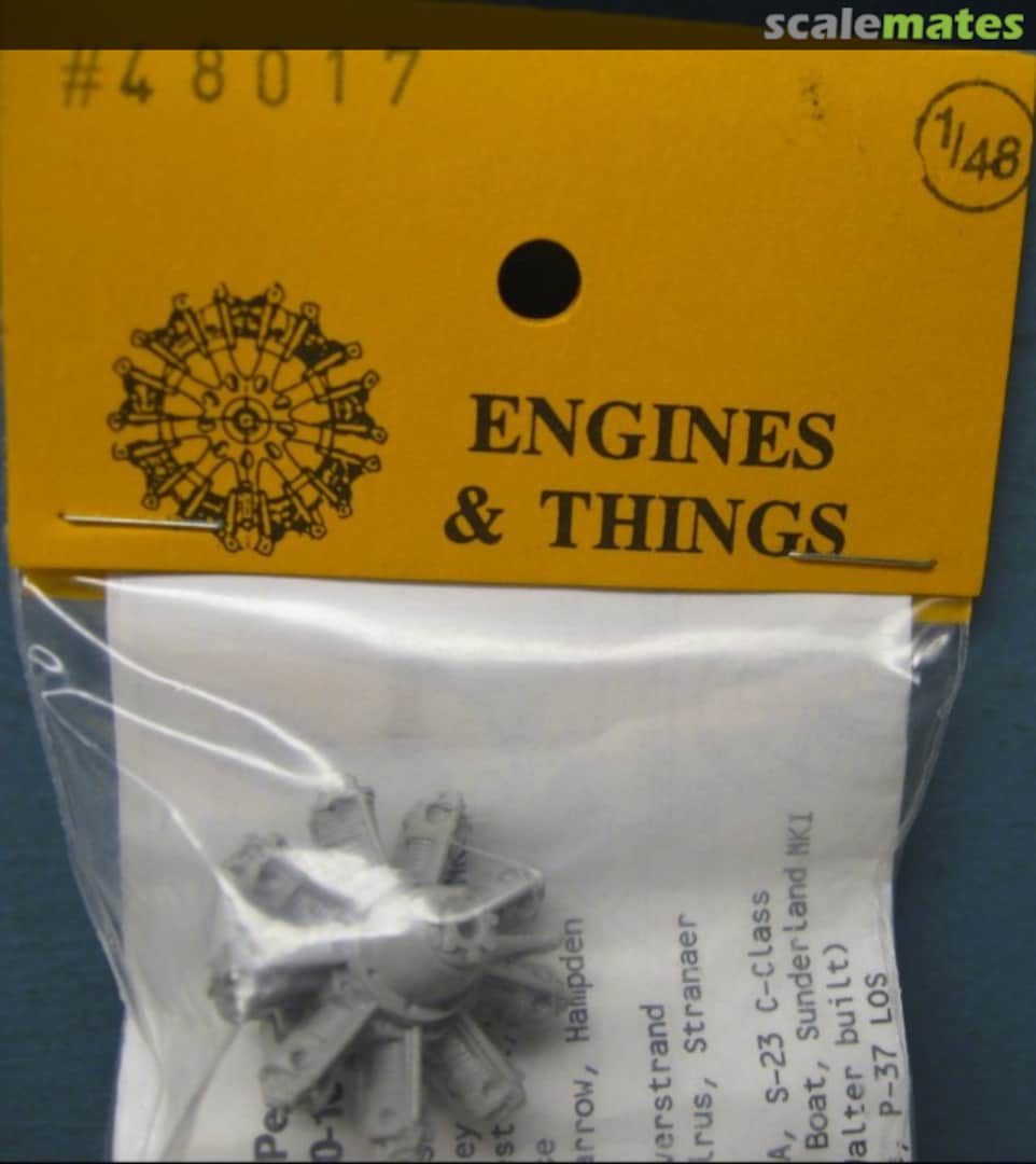 Boxart Bristol Pegasus 9 cyl. Radial Engine 48017 Engines & Things Boxart Bristol Pegasus 9 cyl. Radial Engine 48017 Engines & Things