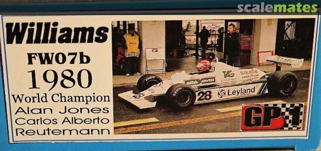 Boxart Williams FW07B "Saudia" GP 1 Boxart Williams FW07B "Saudia" GP 1