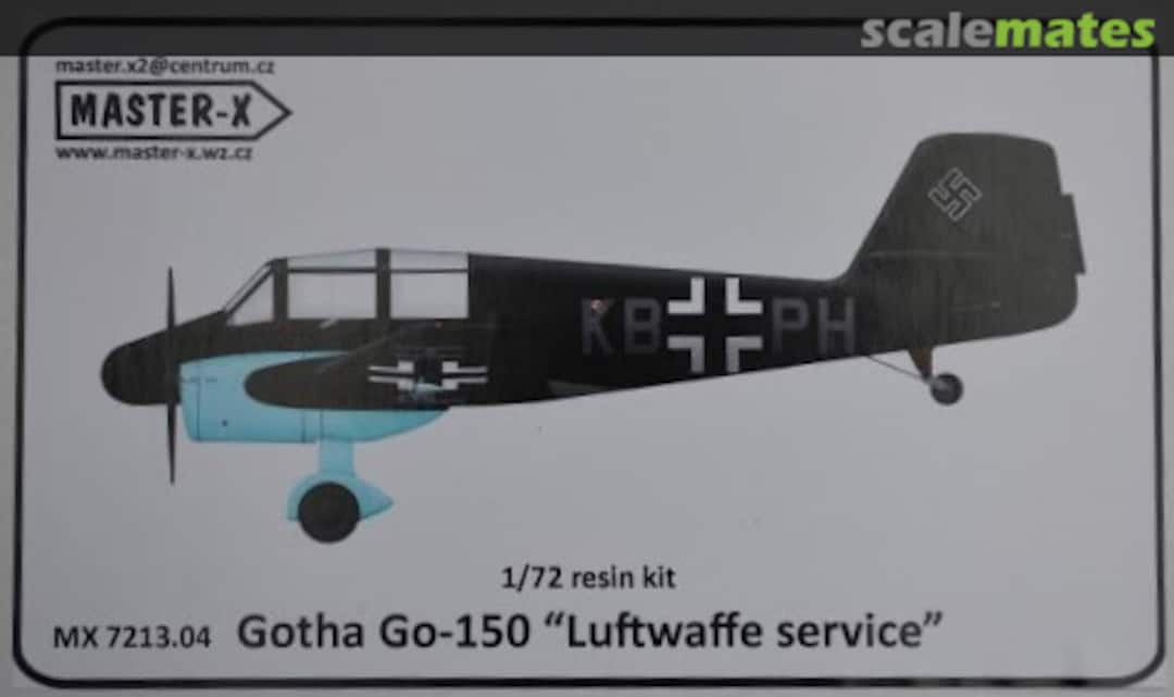 Boxart Gotha Go-150 "Luftwaffe service" MX 7213.04 Master-X Boxart Gotha Go-150 "Luftwaffe service" MX 7213.04 Master-X