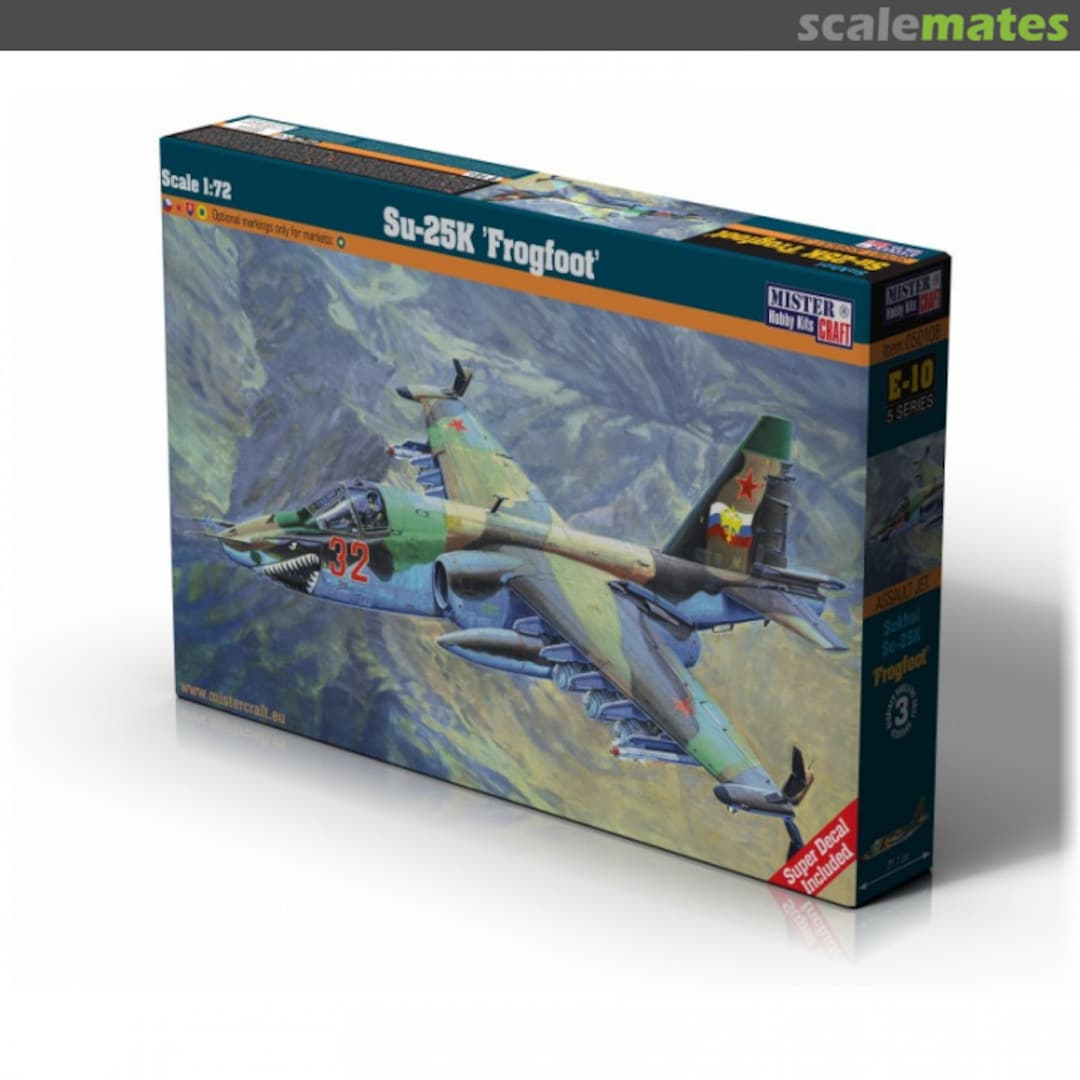Boxart Su-25K `Frogfoot` E-10 MisterCraft
