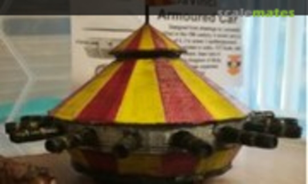 1:56 DaVinci armoured car 3d printed kit 28mm gaming version (Dragonbadger Models db56024) db56024