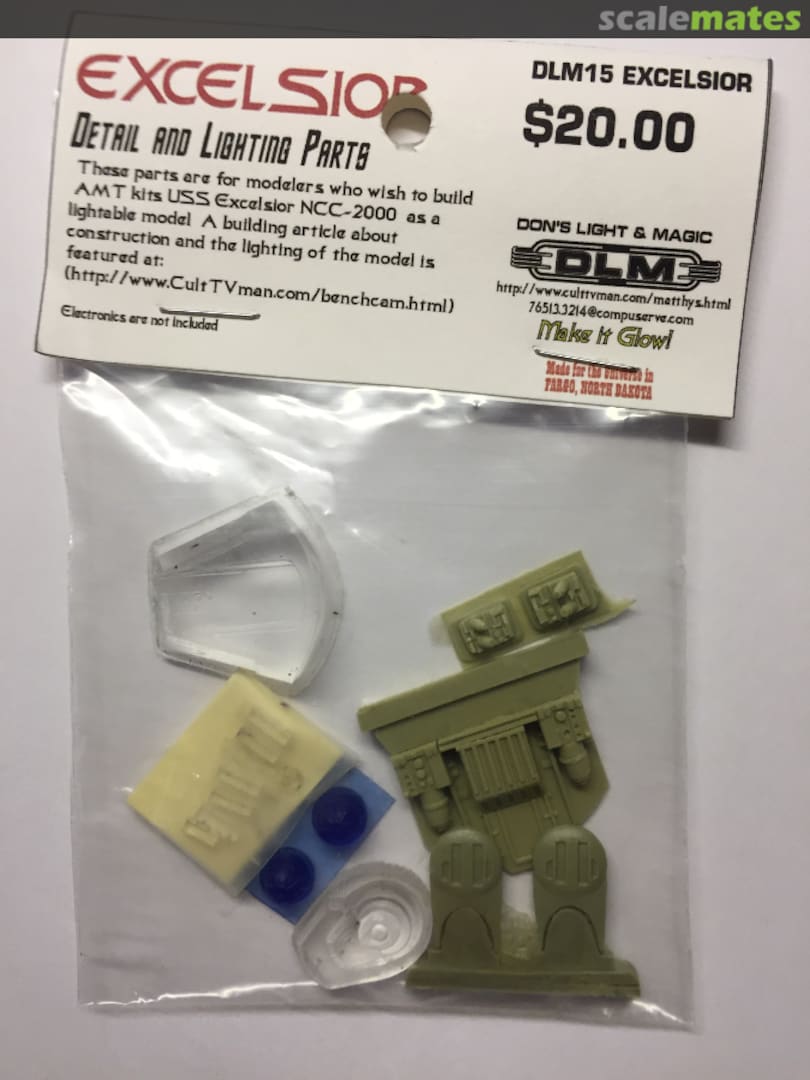 Boxart Excelsior Detail and Lighting Parts DLM-15 Don's Light and Magic Boxart Excelsior Detail and Lighting Parts DLM-15 Don's Light and Magic