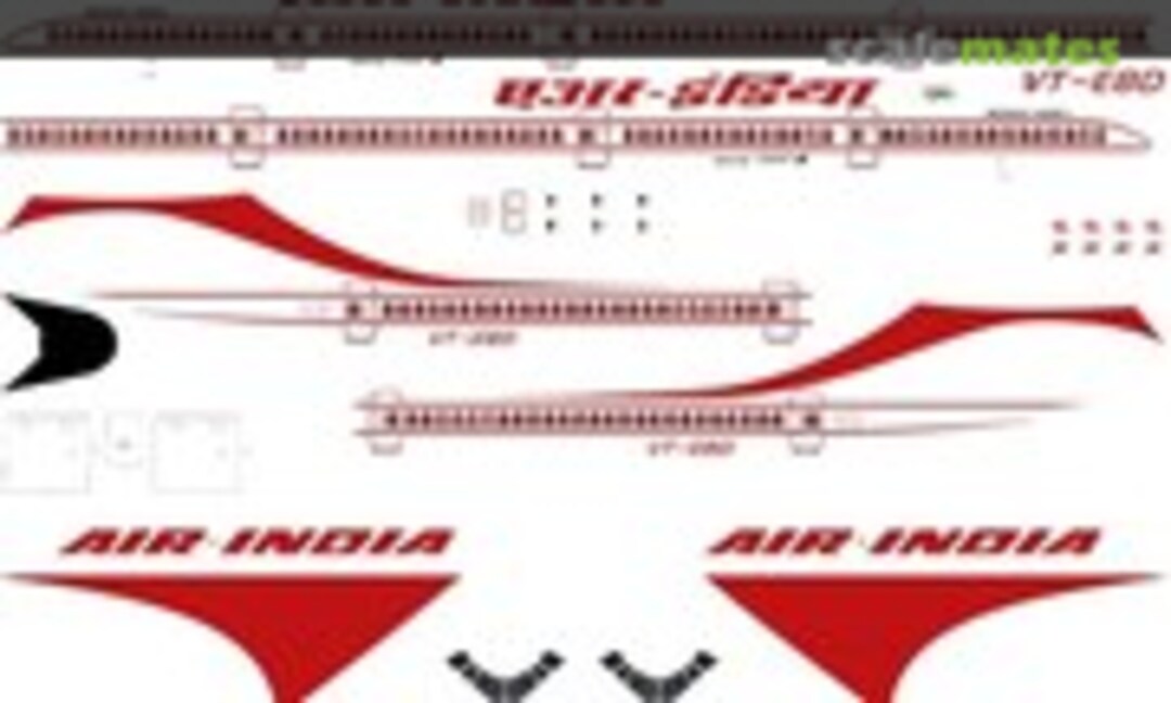 1:200 Air India B747-2 (delivery) (Classic Airlines CA200-091) CA200-091