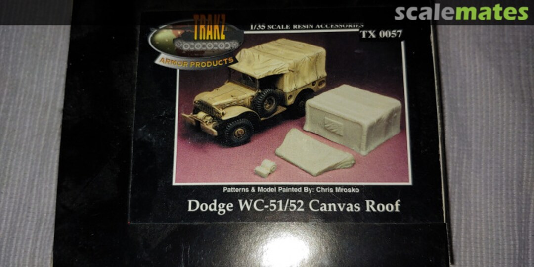 Boxart Dodge WC-51/52 Canvas Roof TX 0057 VLS - Trakz