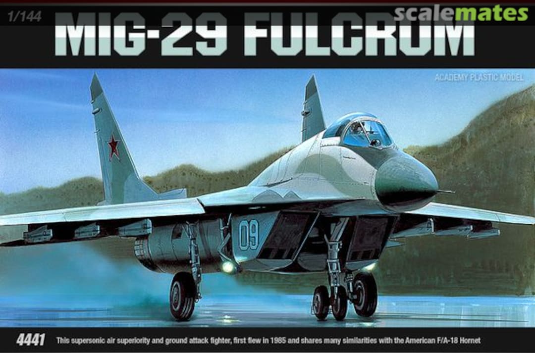 Boxart MiG-29 FULCRUM 4441 Academy Boxart MiG-29 FULCRUM 4441 Academy