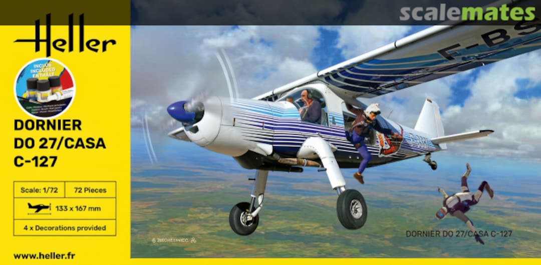 Boxart Dornier Do 27/CASA C-127 35304 Heller Boxart Dornier Do 27/CASA C-127 35304 Heller
